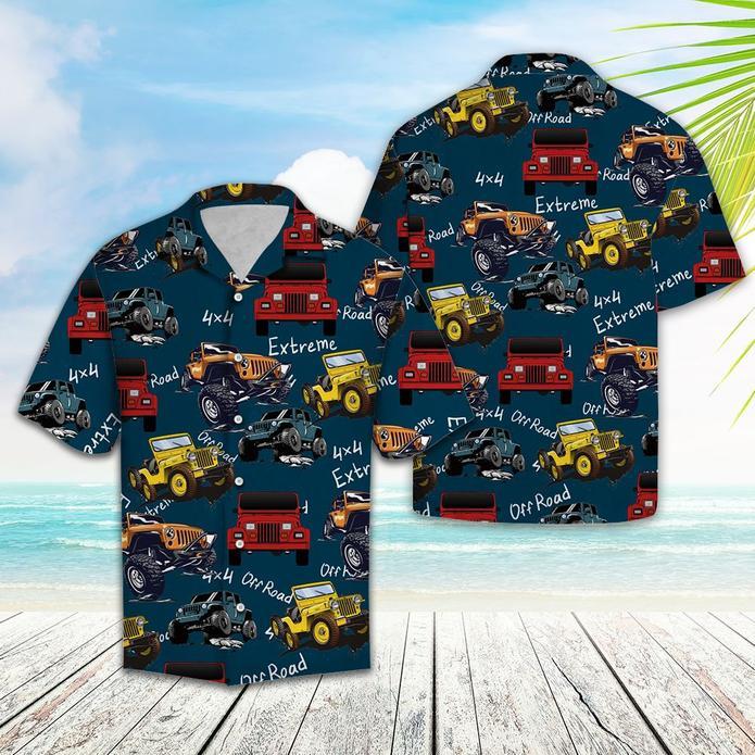 Jeep Cars Hawaiian Shirt Pre10074 Jeep Cars Hawaiian Shirt Pre10074