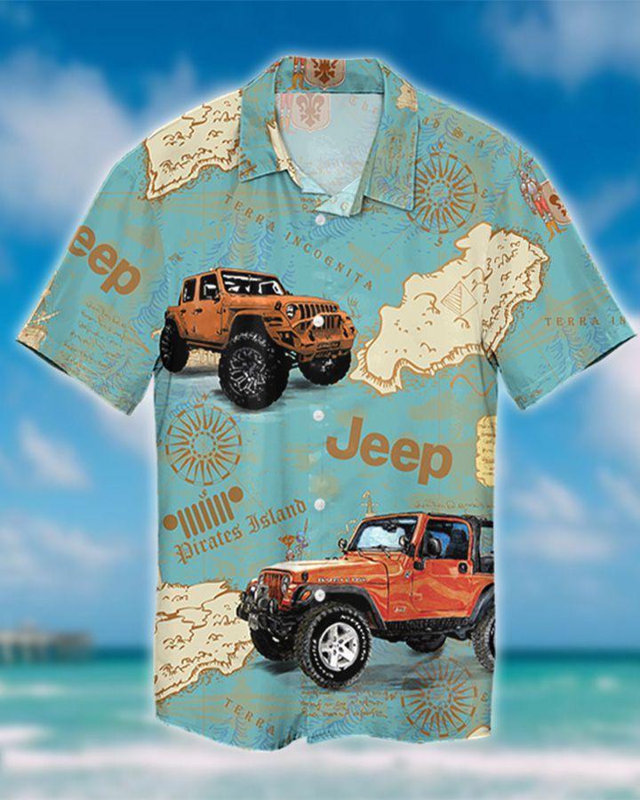 Jeep Pirates Island Hawaiian Shirt Pre11269 Jeep Pirates Island Hawaiian Shirt Pre11269
