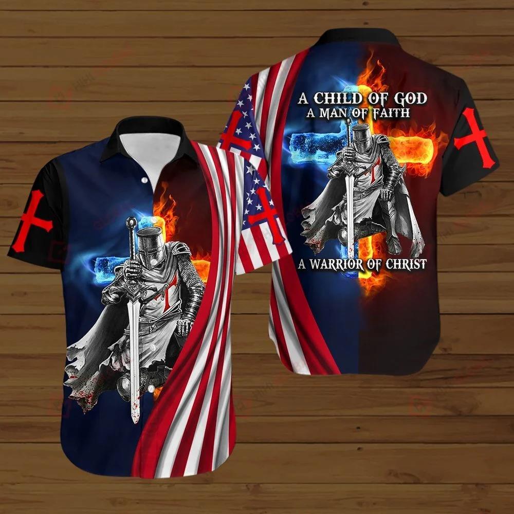 Knight Templar Hawaiian Shirt Pre12746