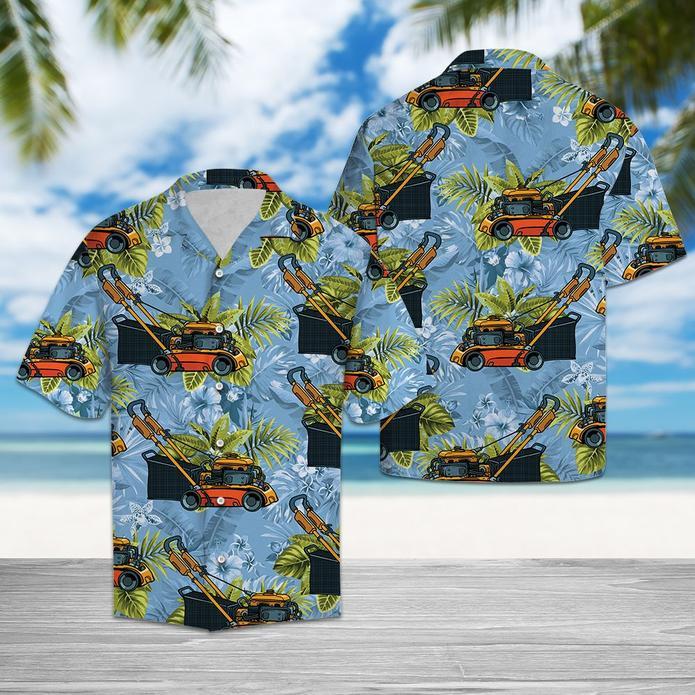 Lawn Mower Tropical Hawaiian Shirt Pre10996 Lawn Mower Tropical Hawaiian Shirt Pre10996