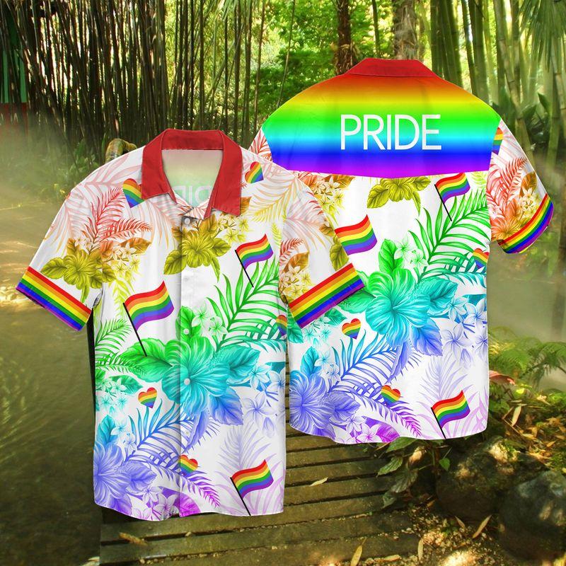 Lgbt Flag Hawaiian Shirt Pre11336