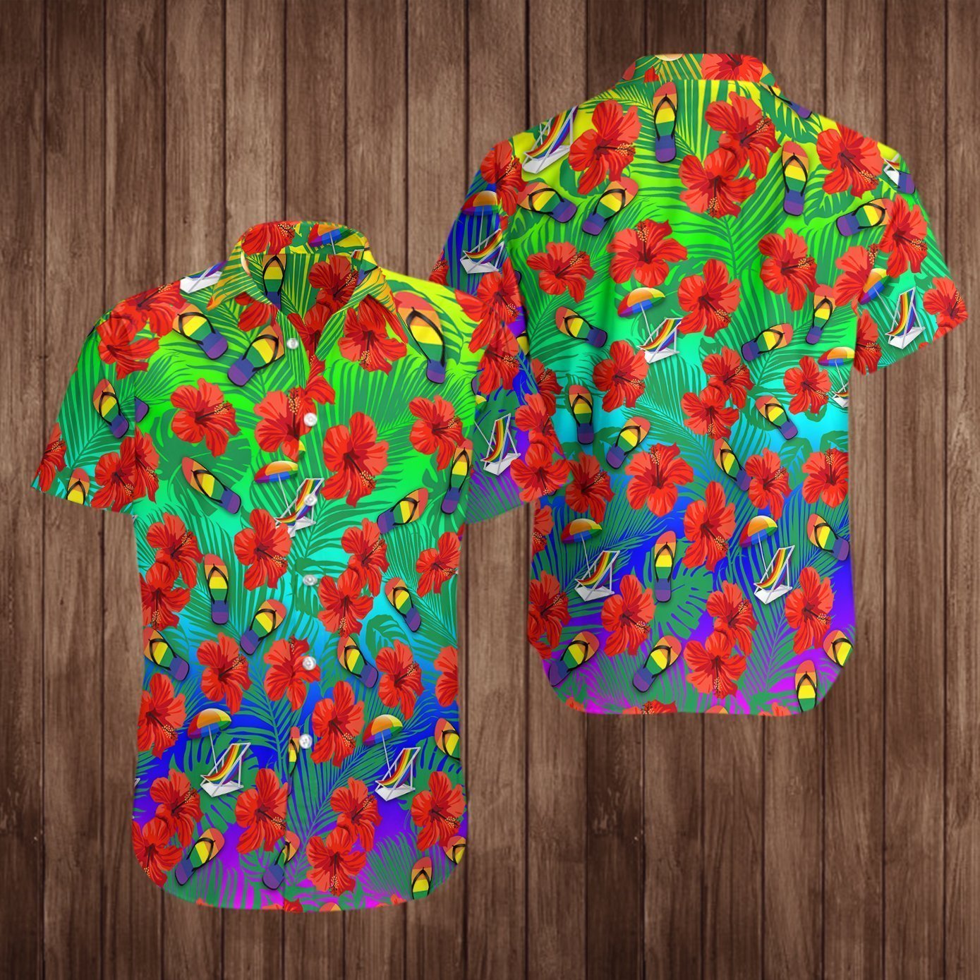 Lgbt Hawaiian Shirt Pre12731
