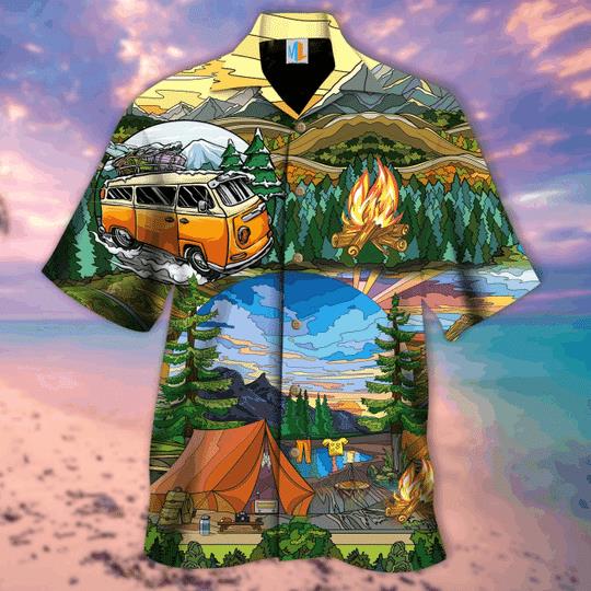 Life Is Best When Youre Camping Hawaiian Shirt Pre11664