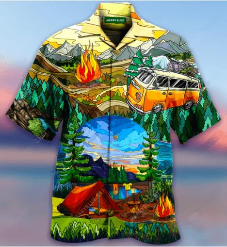 Life Is Best When Youre Camping Hawaiian Shirt Pre12706