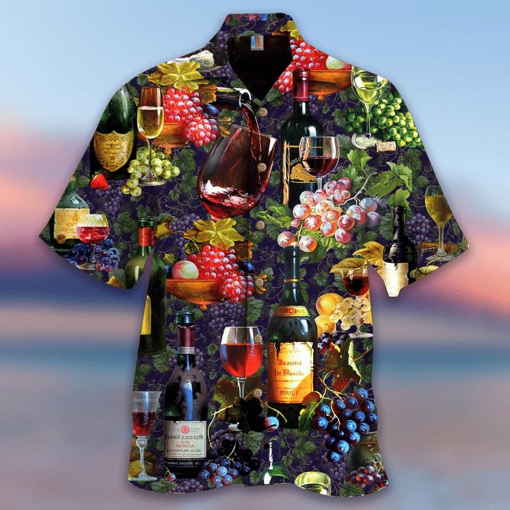 Life Is Better With A Glass Of Wine Hawaiian Shirt Pre12709