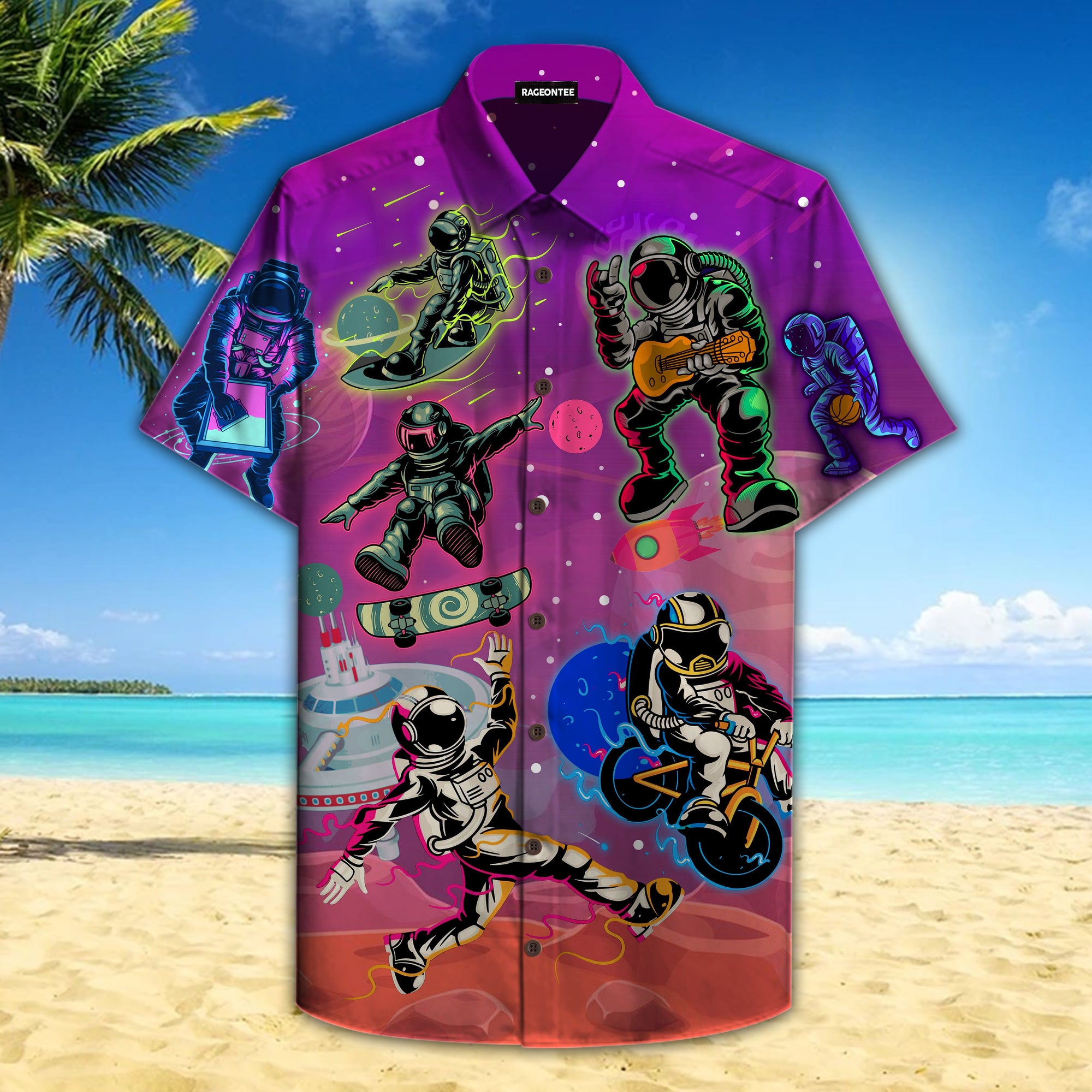 Life Of Astronauts In Space Hawaiian Shirt Pre11439 Life Of Astronauts In Space Hawaiian Shirt Pre11439