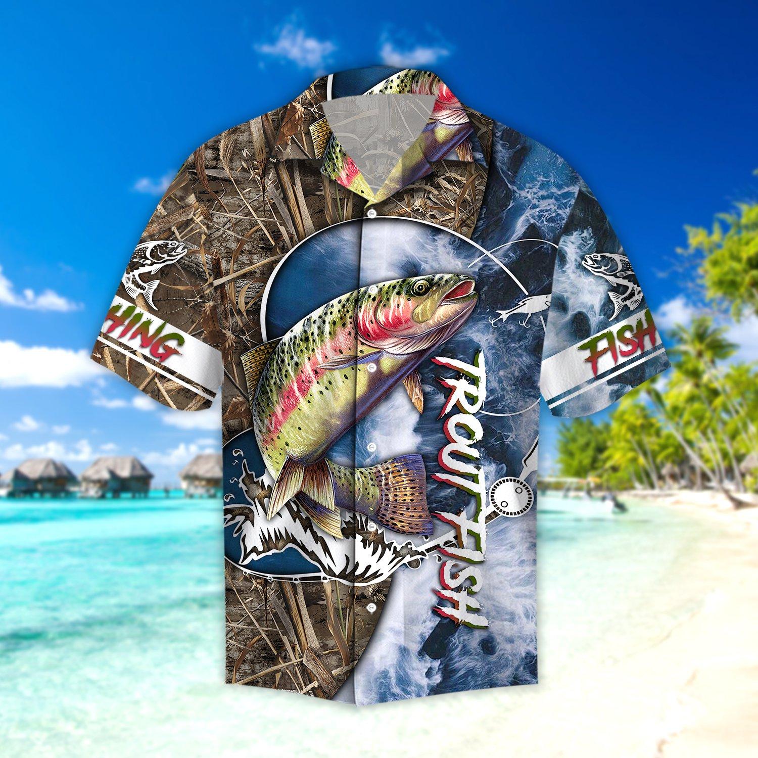 Life Trout Fishing Hawaiian Shirt Pre12719