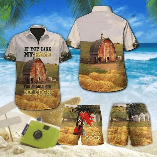 Like My Farm Hawaiian Shirt Pre11678 Like My Farm Hawaiian Shirt Pre11678