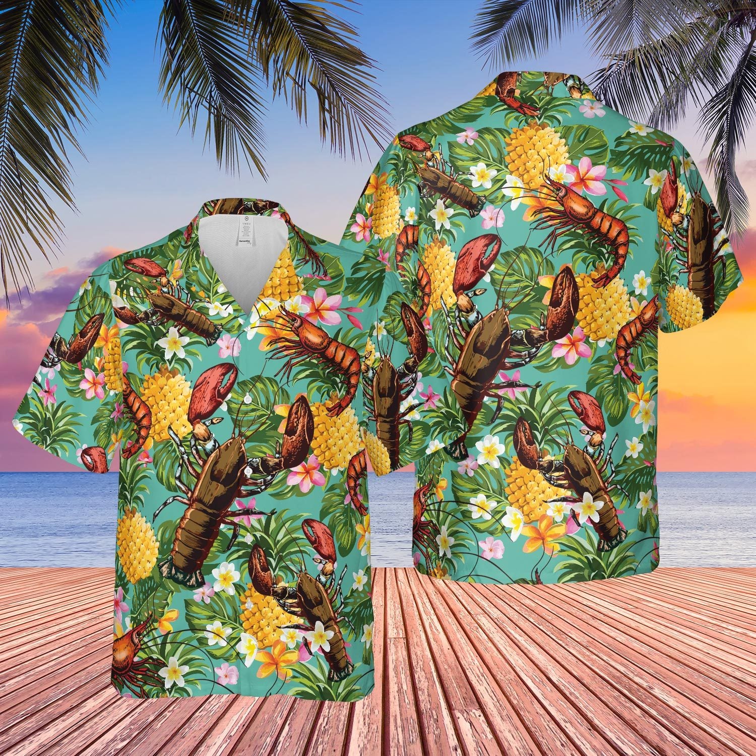 Lobster Hawaiian Shirt Pre10097