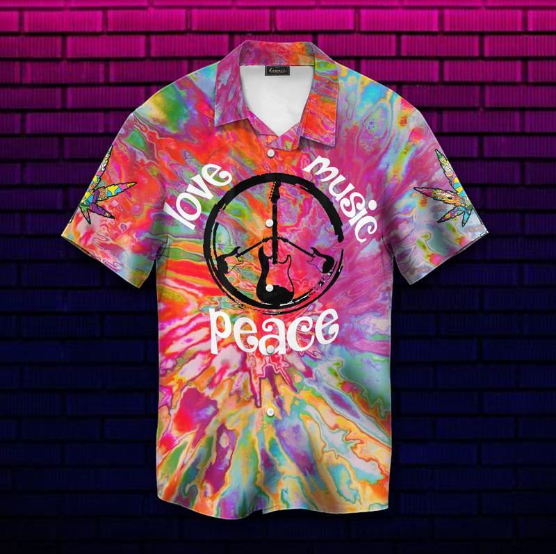 Love And Peace And Music For My Soul Hawaiian Shirt Pre11127 Love And Peace And Music For My Soul Hawaiian Shirt Pre11127