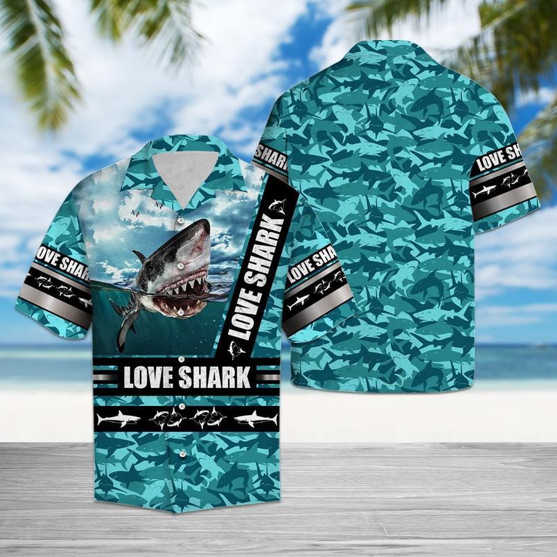 Love Shark Hawaiian Shirt Pre12722