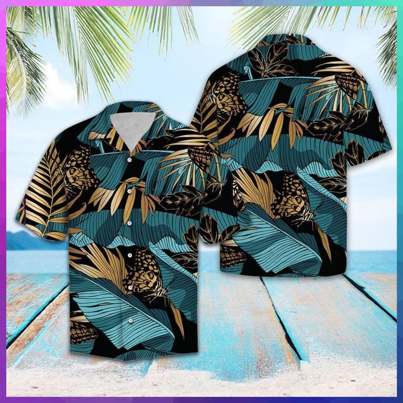 Lovely Butterfly Hawaiian Shirt Pre10946