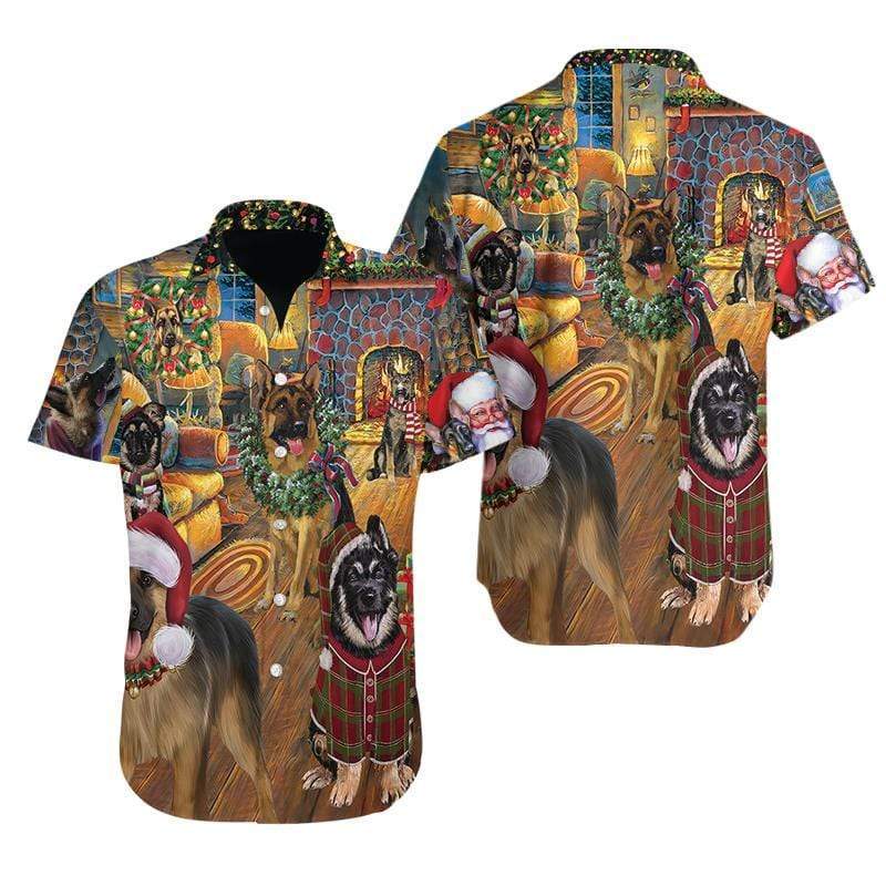 Lovely German Shepherd Hawaiian Shirt Pre10435 Lovely German Shepherd Hawaiian Shirt Pre10435