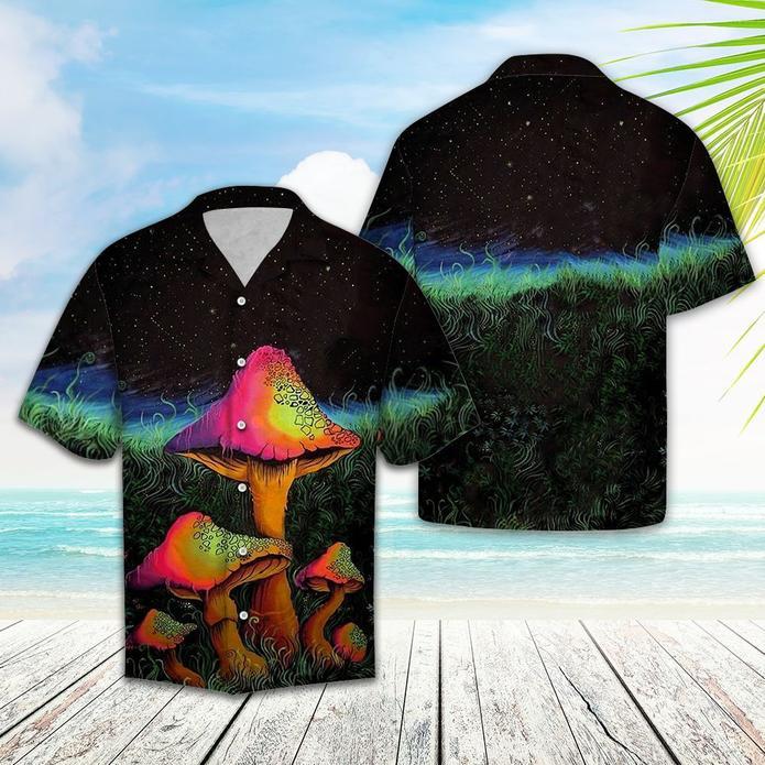 Lovely Mushroom Hawaiian Shirt Pre10418