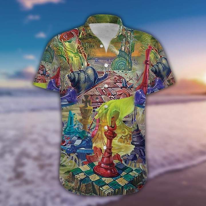Magical Chess Colorful Hawaiian Shirt Pre11723 Magical Chess Colorful Hawaiian Shirt Pre11723