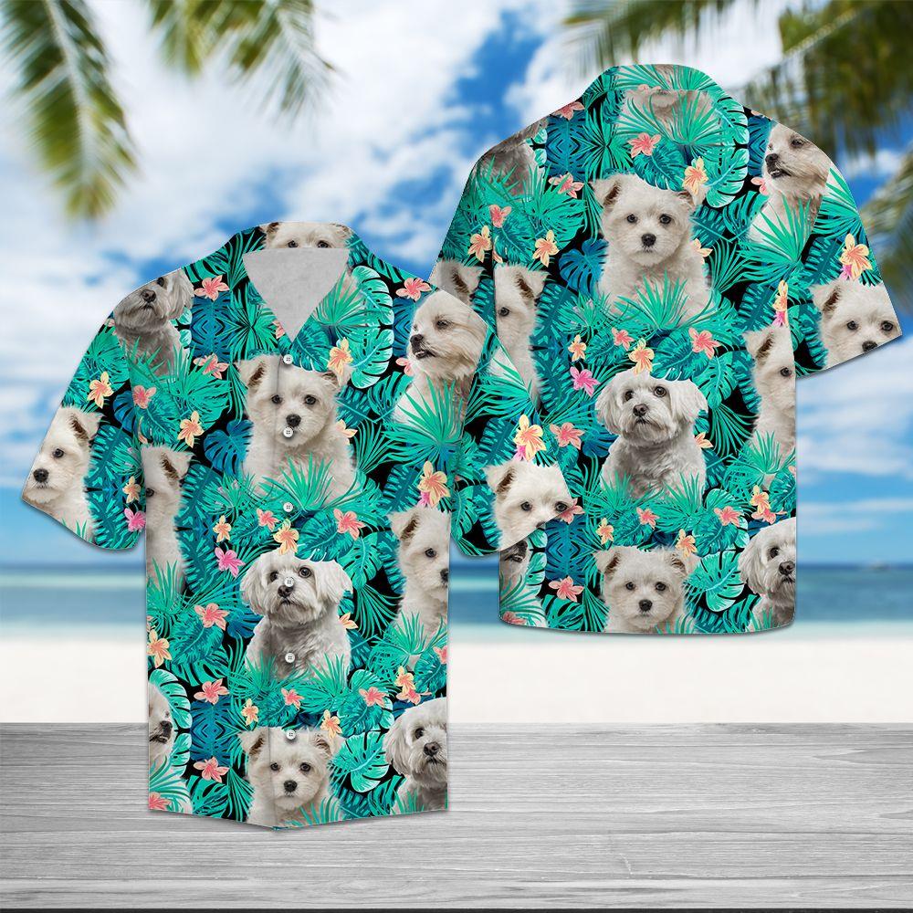 Maltese Hawaiian Shirt Pre12685 Maltese Hawaiian Shirt Pre12685