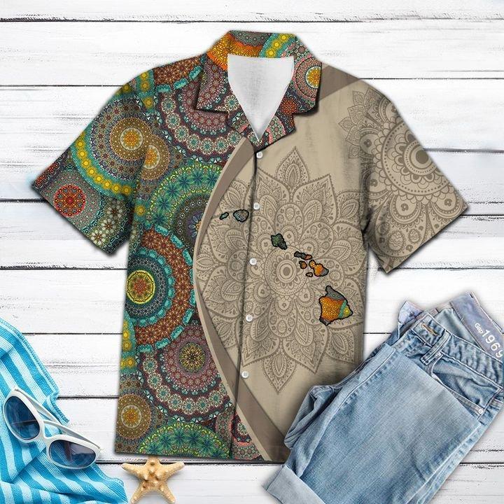 Mandala Hawaiian Shirt Pre12673