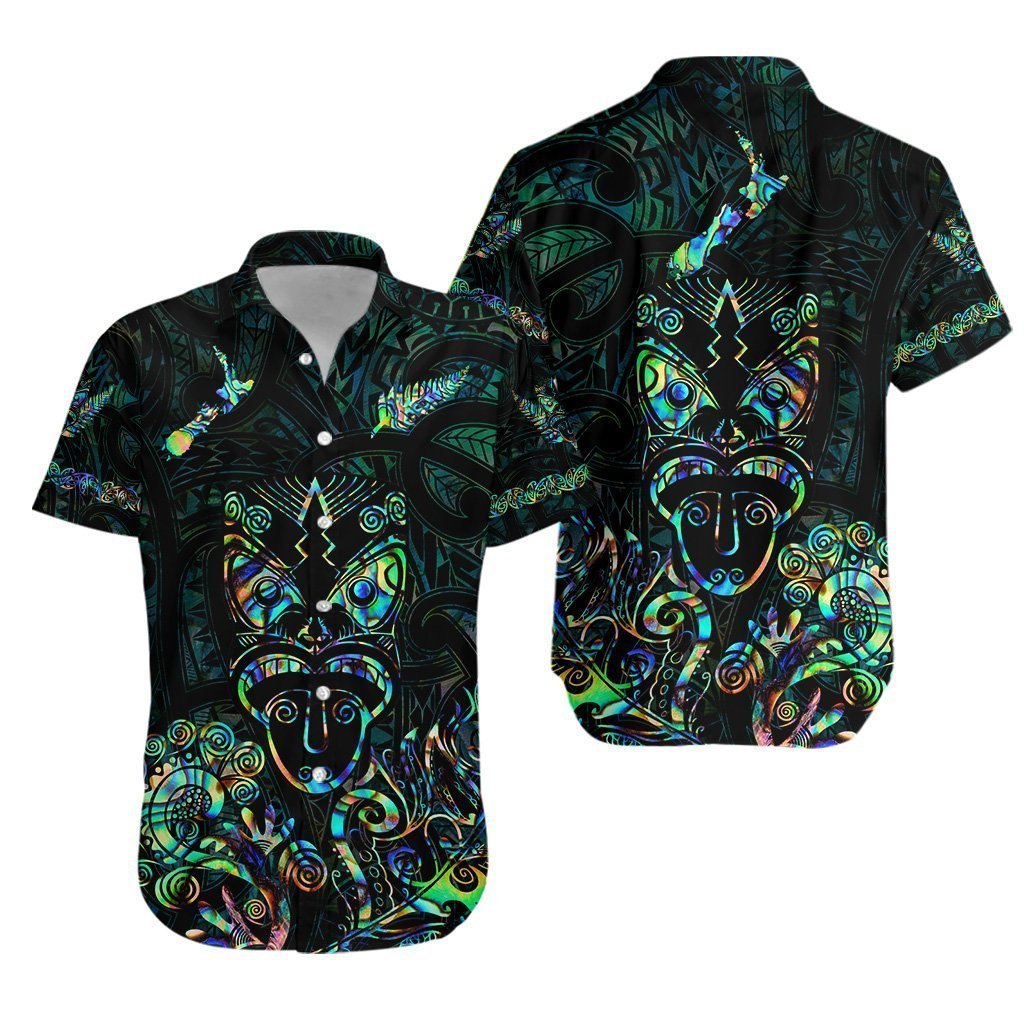 Maori Hawaiian Shirt Pre12695