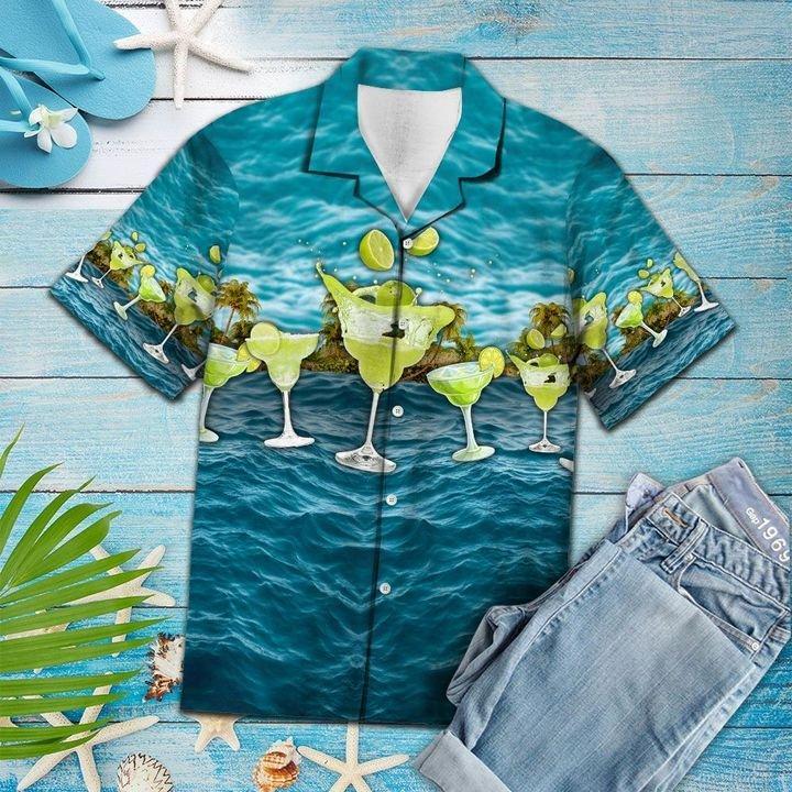 Margarita Blue Ocean Hawaiian Shirt Pre12666 Margarita Blue Ocean Hawaiian Shirt Pre12666
