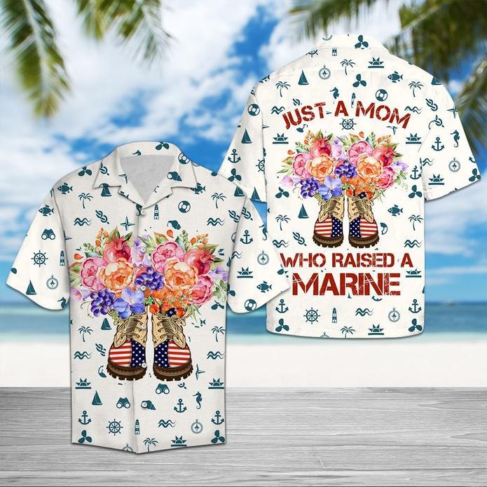 Marine Mom Hawaiian Shirt Pre10422
