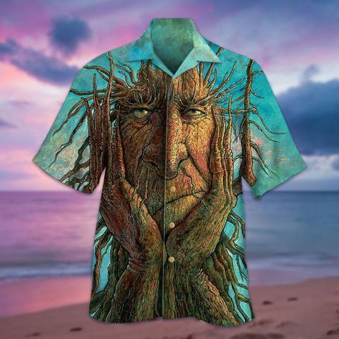 Melancholy Green Man Hawaiian Shirt Pre11857