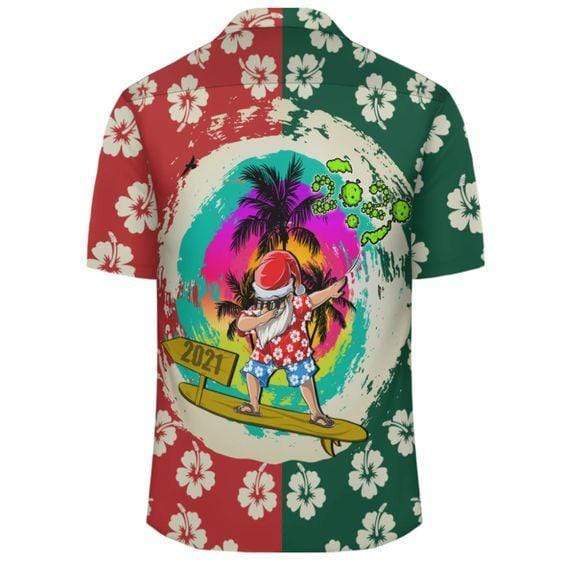 Mele Kalikimaka Dabbing Santa Surfing Hawaiian Shirt Pre12613 2 » Cool Gifts for You - Mfamilygift Mele Kalikimaka Dabbing Santa Surfing Hawaiian Shirt Pre12613 2