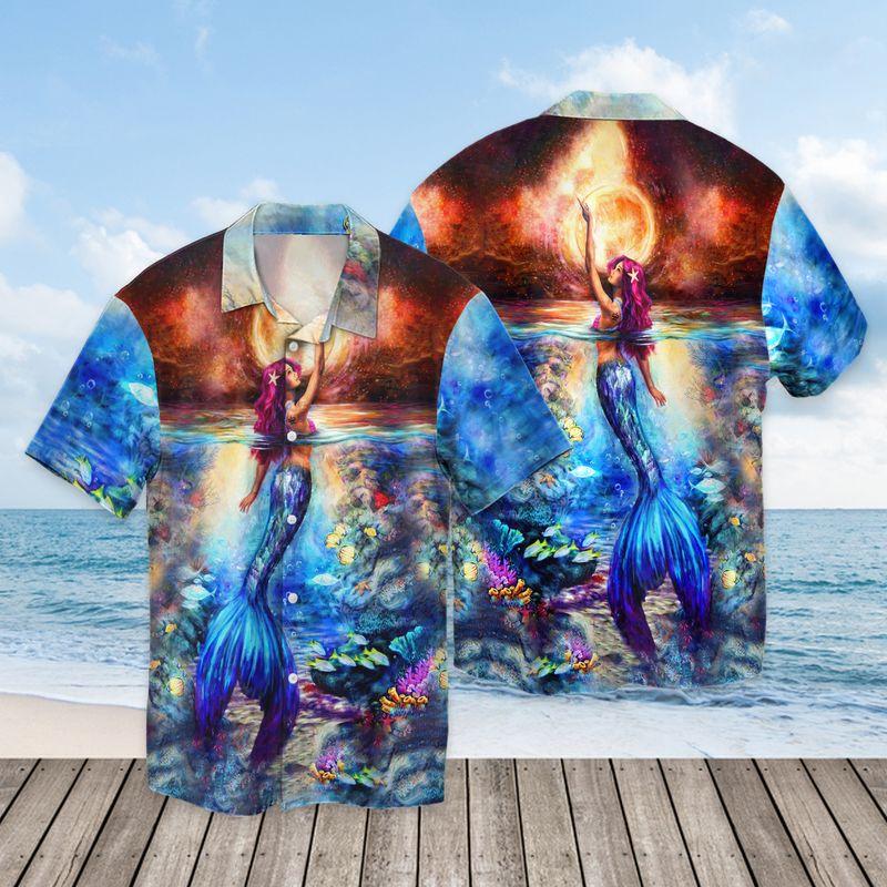 Mermaid Hawaiian Shirt Pre10086