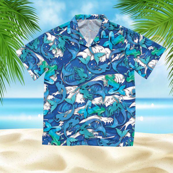 Mermaid Summer Hawaiian Shirt Pre11164