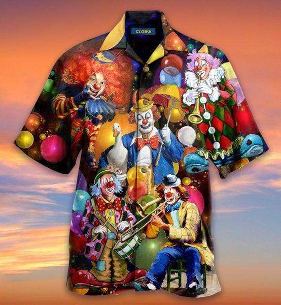 More Clown Less Frownin Hawaiian Shirt Pre12646 More Clown Less Frownin Hawaiian Shirt Pre12646