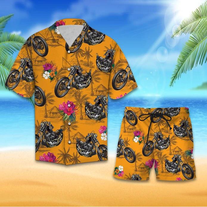 Motorbike Tropical Set Hawaiian Shirt Pre10520 Motorbike Tropical Set Hawaiian Shirt Pre10520