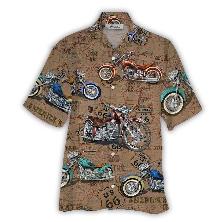 Motorcycle Hawaiian Shirt Pre10289