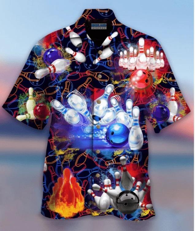 Multi Bowling Flash Light Hawaiian Shirt Pre10156 Multi Bowling Flash Light Hawaiian Shirt Pre10156
