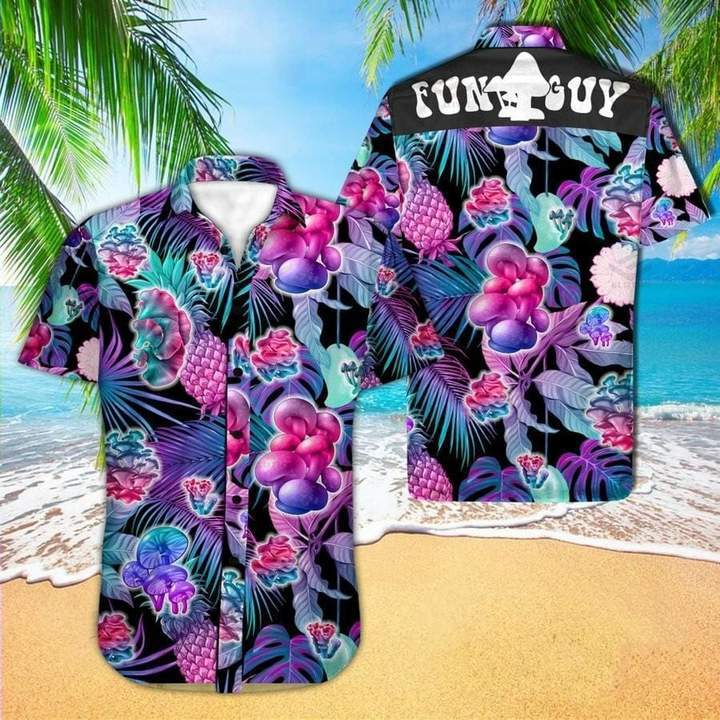 Mushroom Funny Guy Hawaiian Shirt Pre10444