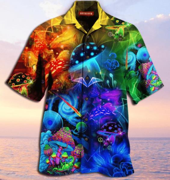 Mushroom Hawaiian Shirt Pre10407
