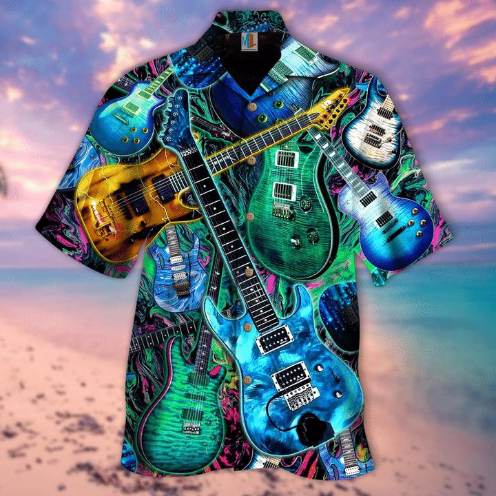 Music Is What Feelings Sound Like Guitar Hawaiian Shirt Pre12625 Music Is What Feelings Sound Like Guitar Hawaiian Shirt Pre12625