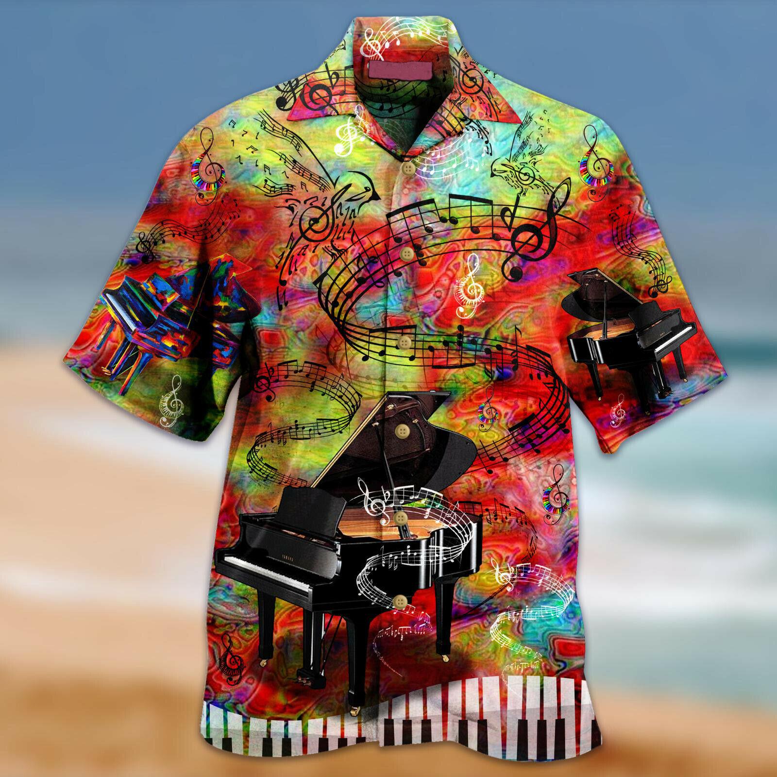 Music Staves Guide You To The World Piano Lovers Hawaiian Shirt Pre12612 Music Staves Guide You To The World Piano Lovers Hawaiian Shirt Pre12612