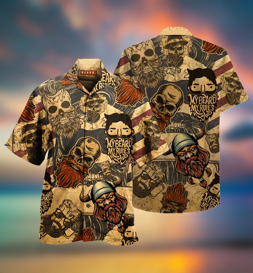 My Beard My Rules Hawaiian Shirt Pre11945 My Beard My Rules Hawaiian Shirt Pre11945