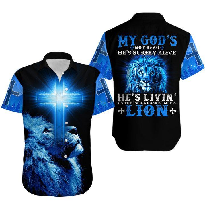 My Gods Not Dead Hawaiian Shirt Pre11652