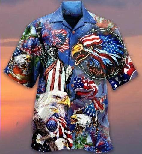 My Heat Beats Tue To My Country Patriotism Hawaiian Shirt Pre12608