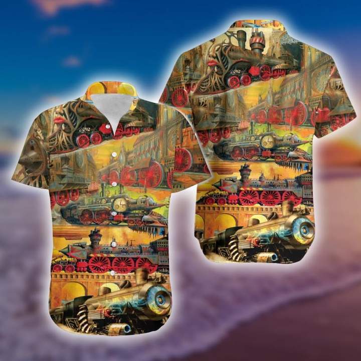 My Life Is A Train Hawaiian Shirt Pre11734 My Life Is A Train Hawaiian Shirt Pre11734