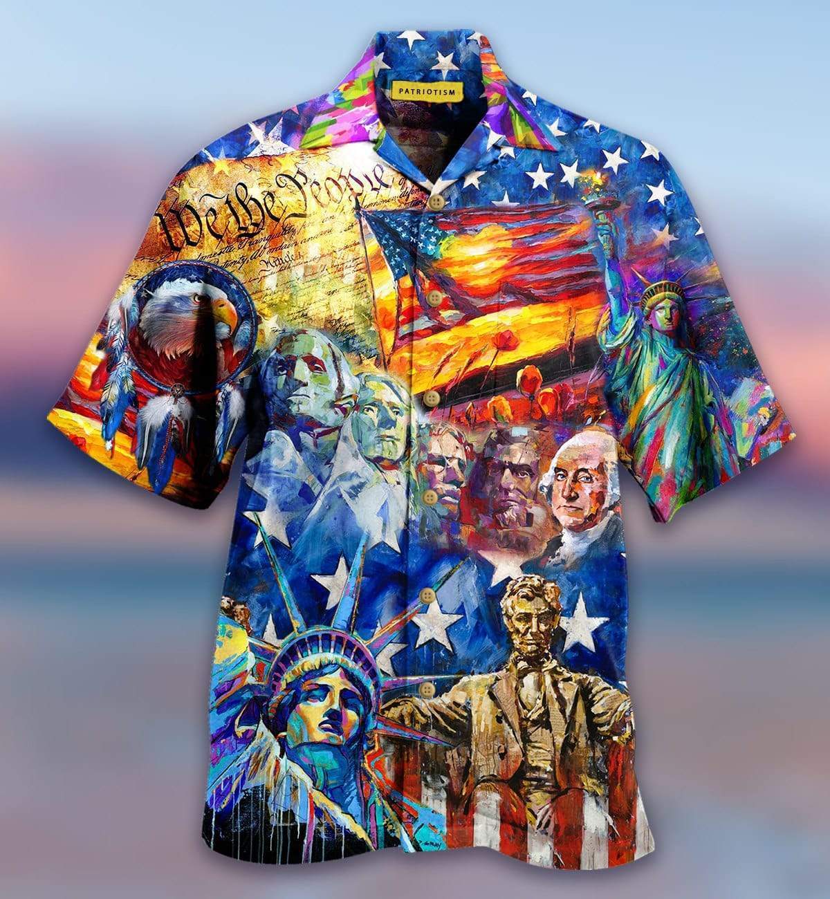 My Patriotic Heart Beats Independence Day Hawaiian Shirt Pre10014