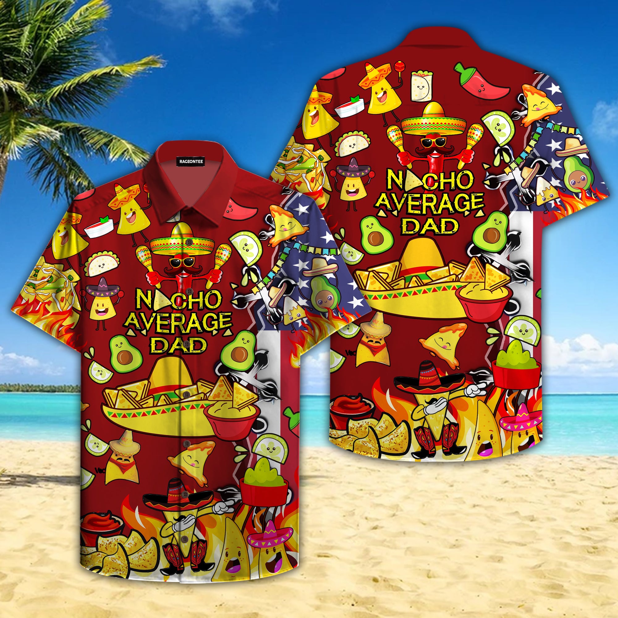 Nachos Daddy Hawaiian Shirt Pre10209