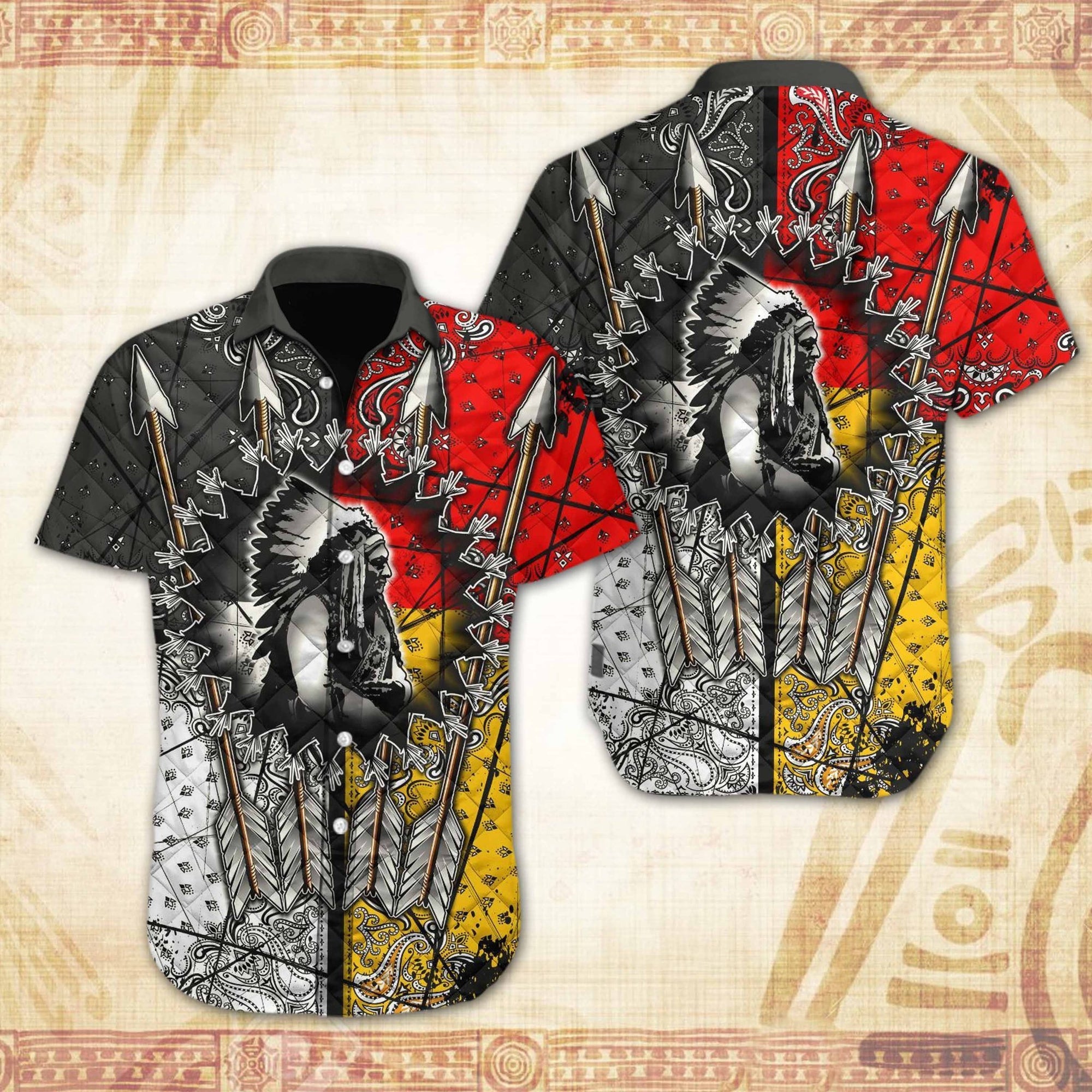 Native American Arrow Hawaiian Shirt Pre12610