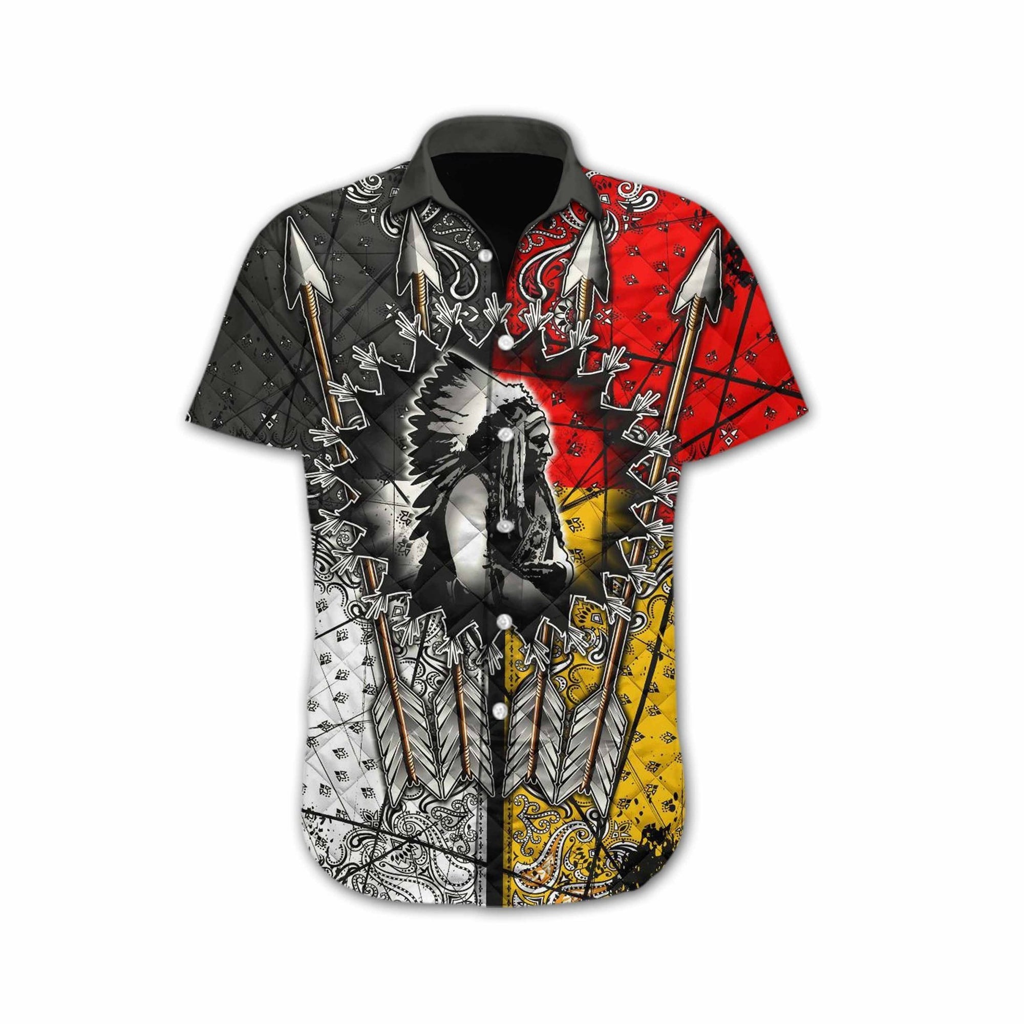 Native American Arrow Hawaiian Shirt Pre12610 1 » Cool Gifts for You - Mfamilygift Native American Arrow Hawaiian Shirt Pre12610 1
