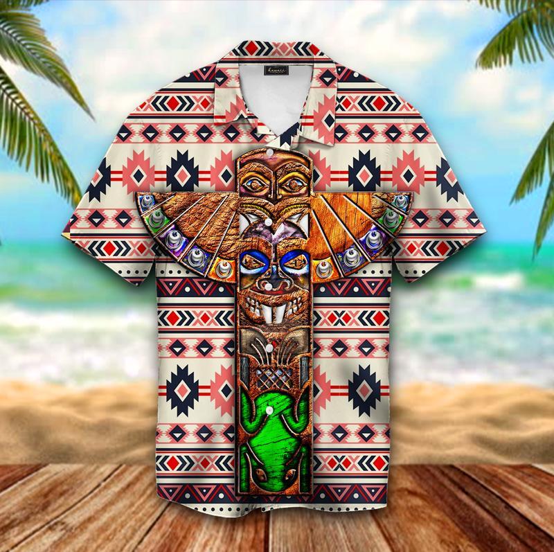 Native American Hawaiian Shirt Pre11098