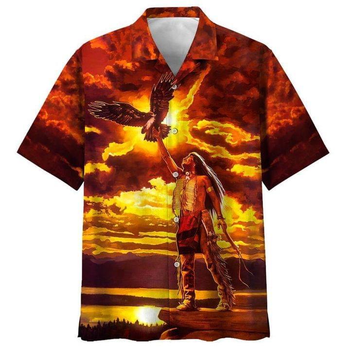 Native American Hawaiian Shirt Pre11105 Native American Hawaiian Shirt Pre11105