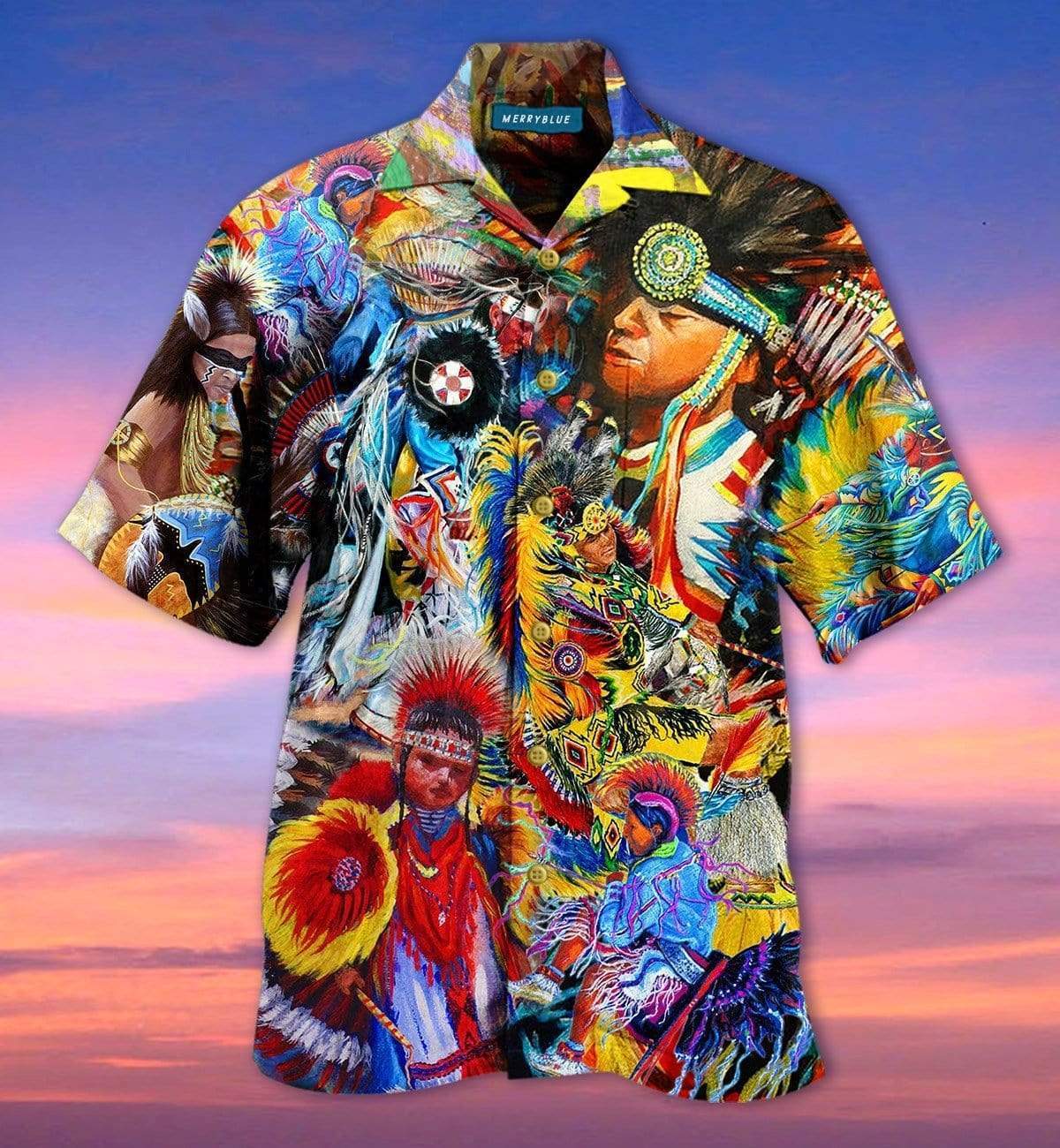 Native American Hawaiian Shirt Pre12596