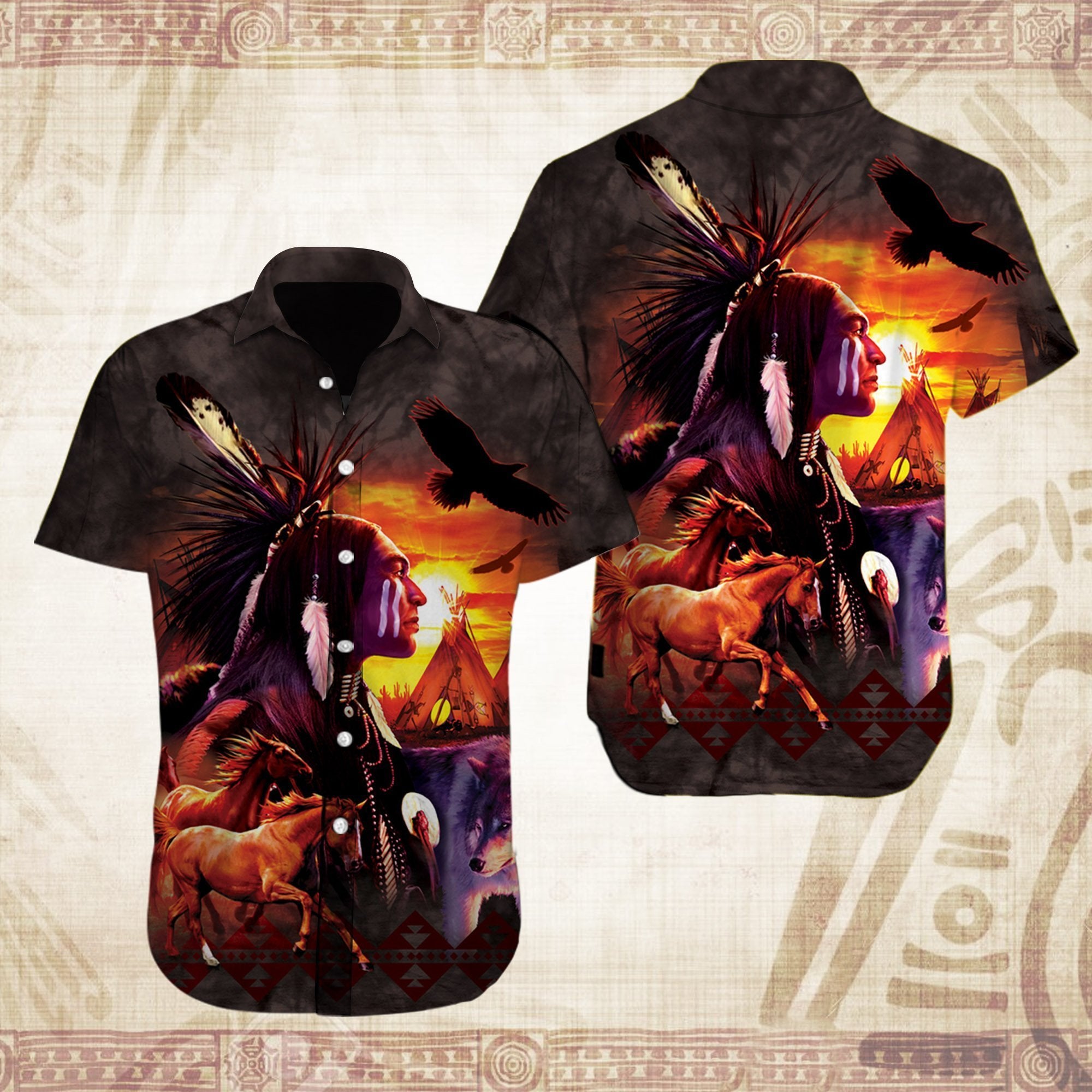Native Hawaiian Shirt Pre12611