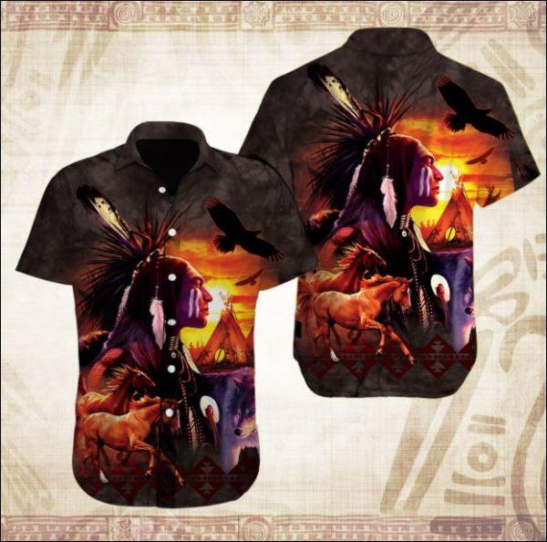 Native Hawaiian Shirt Pre12658