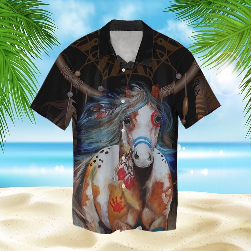 Native Horse Hawaiian Shirt Pre11115